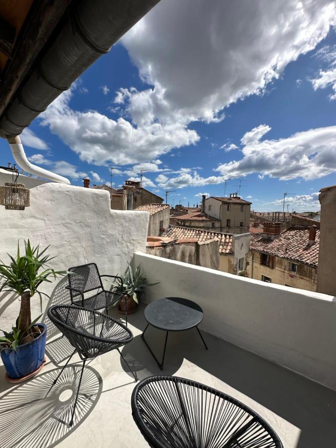 La Boheme Centre Historique - Terrasse Sur Les Toits - Hh Apartment มงต์เปอลิเยร์ ภายนอก รูปภาพ